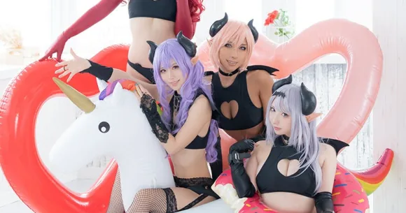 Sexy succubus swimwear officially goes on sale in Japan【Photos】