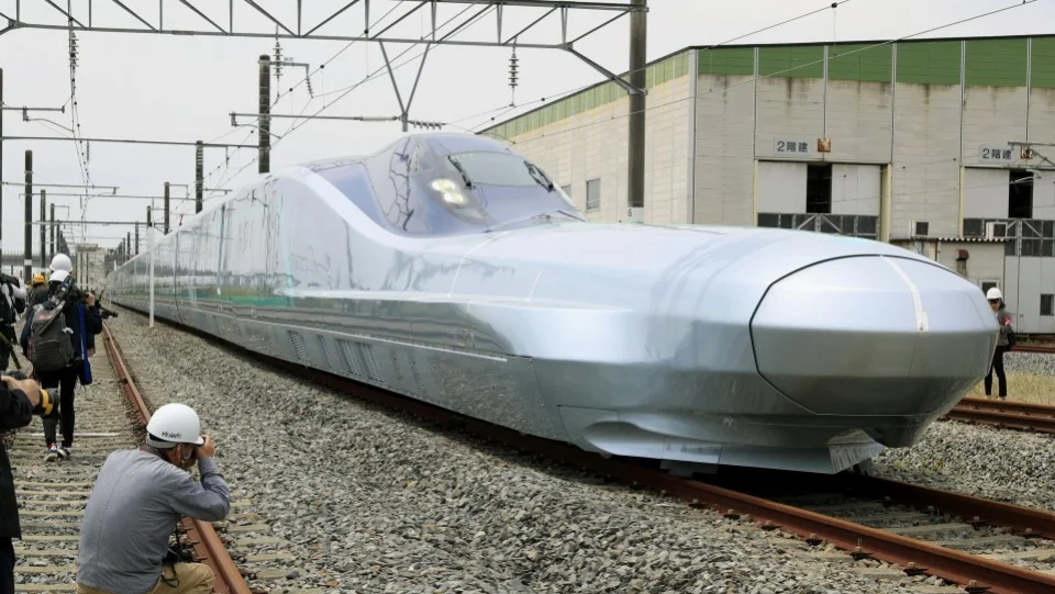 Japan's new bullet test train completed