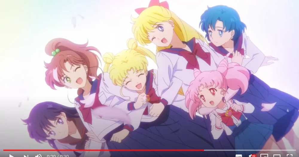 Brand-new Sailor Moon movie’s first trailer shows new look for old school character designs【Vid】