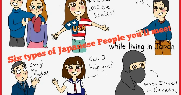 Six types of Japanese people you'll meet while living in Japan — An illustrated guide