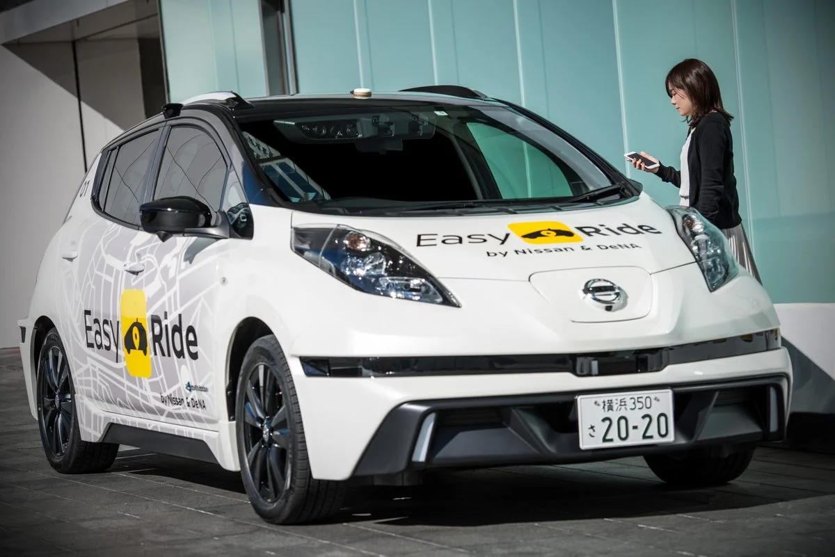 Nissan plans to launch its own self-driving taxi service in Japan
