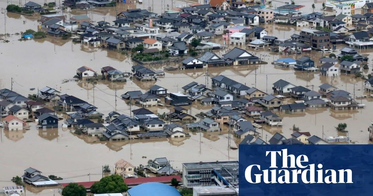 Torrential rain causes flooding as Typhoon Hagibis hits Japan – video