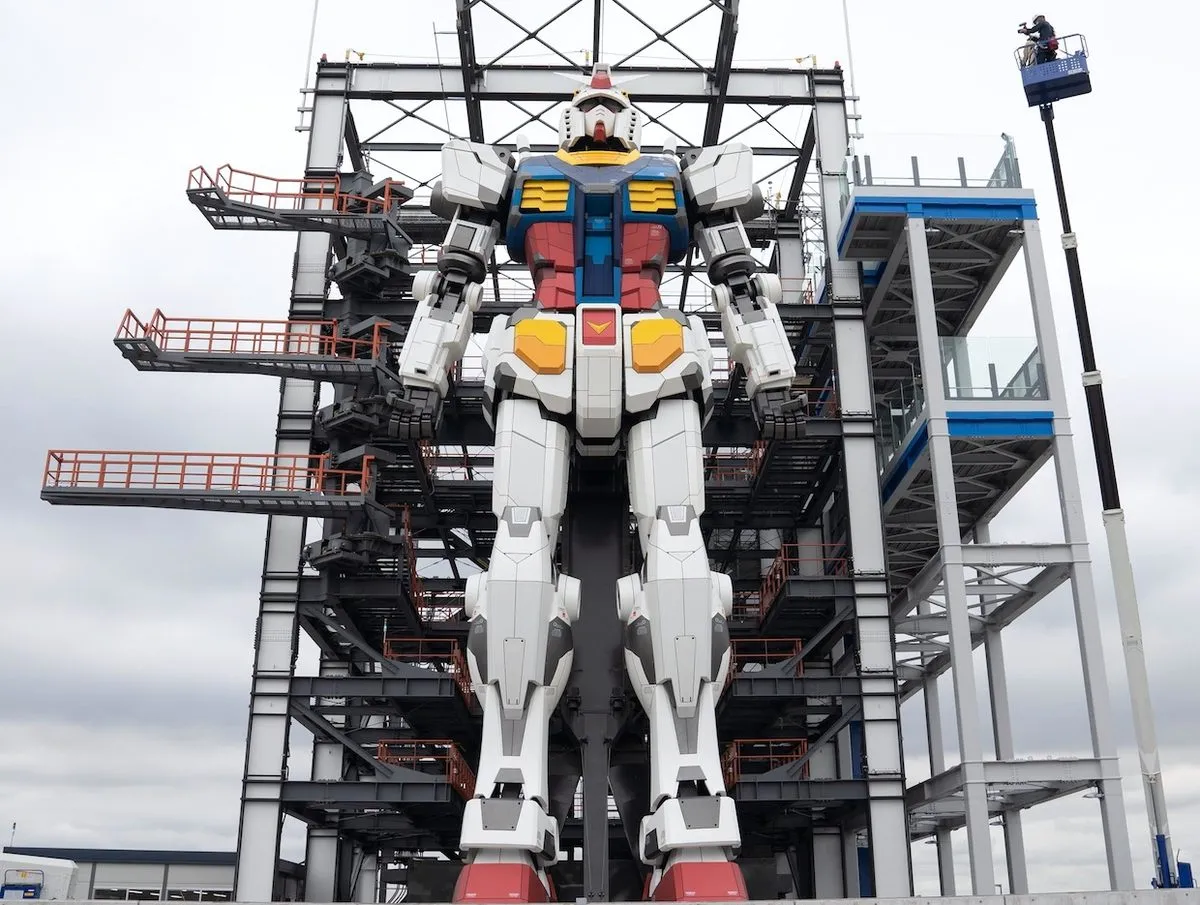 Japan's Giant Gundam Robot Is Nearly Complete