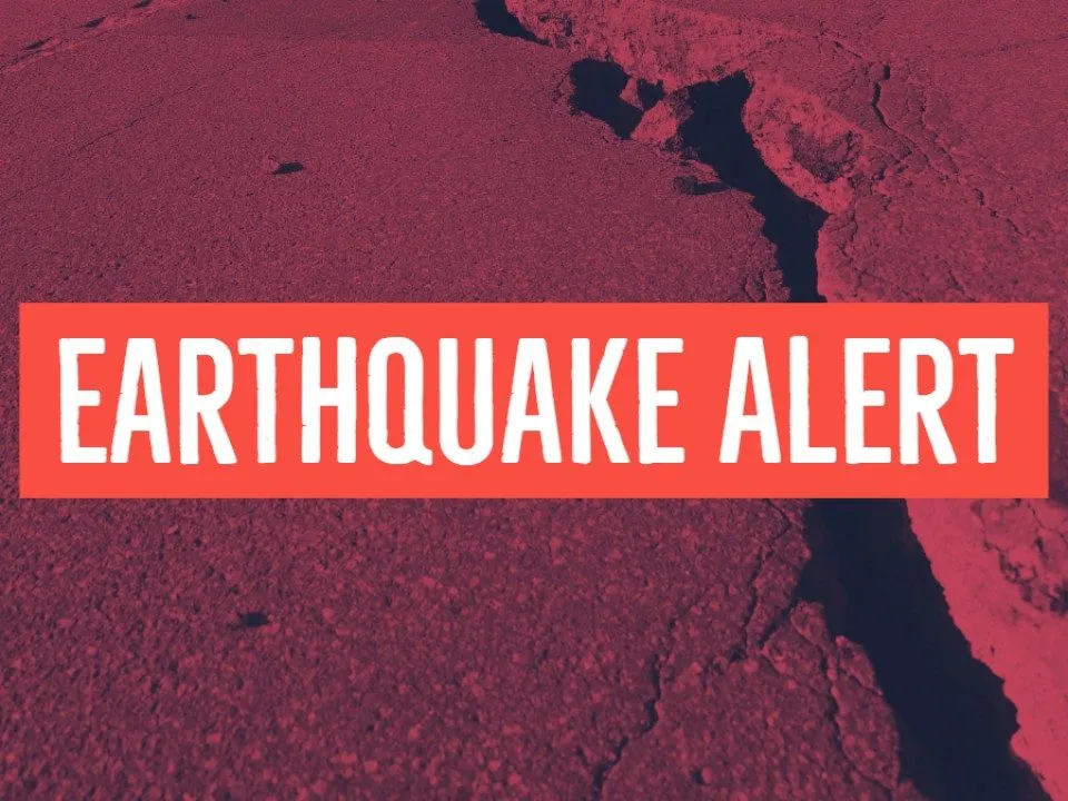 Earthquake alert