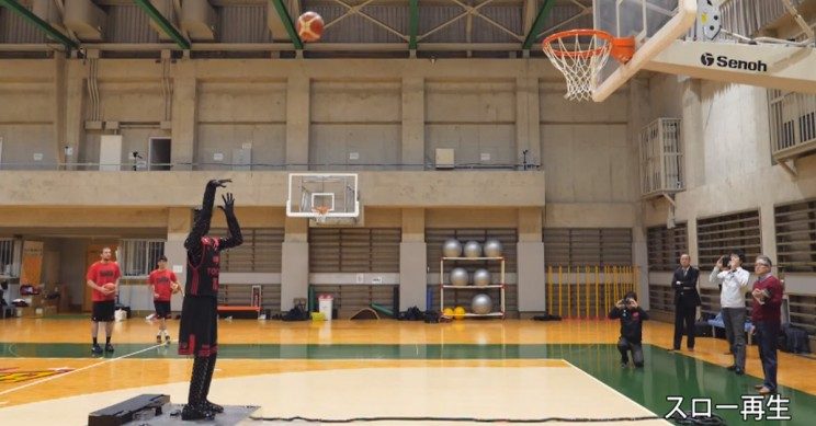 Toyota Designs a Robot that Can Make 200,000 Shots on the Basketball Court