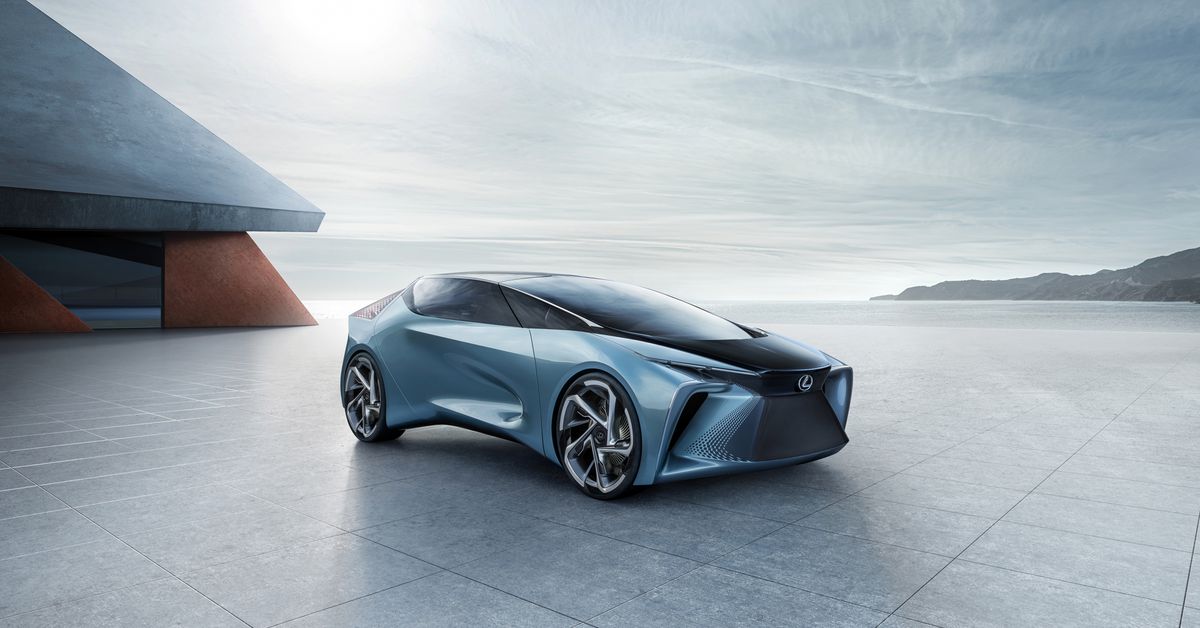 Lexus teases its first electric vehicles with a wild drone-deploying concept car